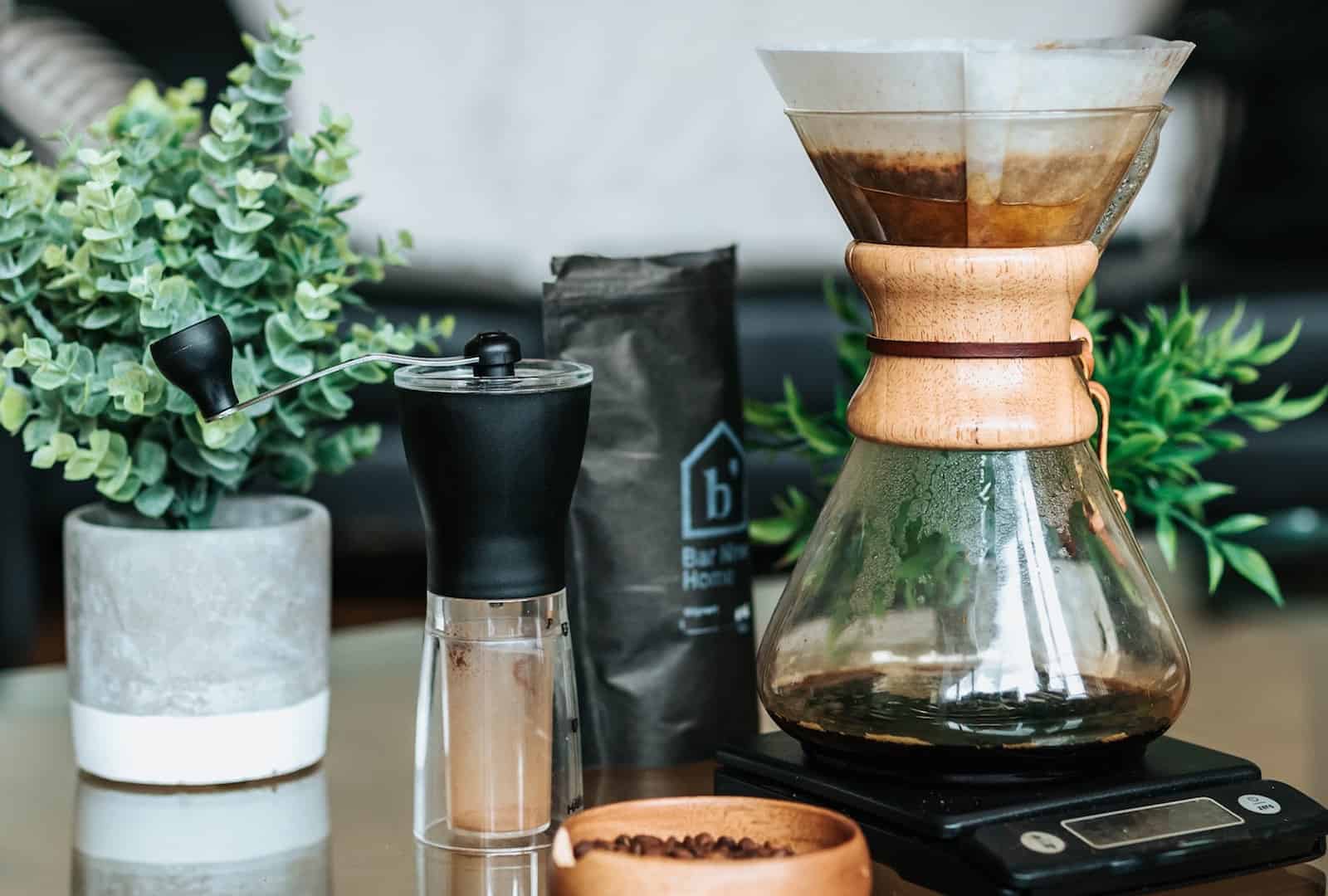 pour over coffee